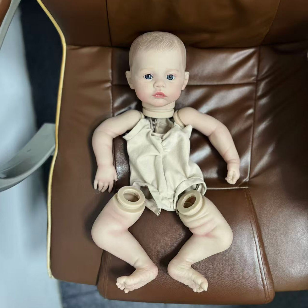 18 นิ้ว Reborn ชุดทารกแรกเกิด Meadow แล้วทาสี 3D ผิว Reborn ตุ๊กตาชิ้นส่วน Body และ Eyes Handmade Re