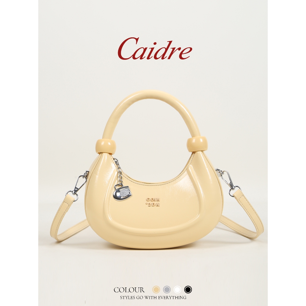 Caidre Crescent Bag Female Fashion Commuter Handbag Shoulder Crossbody Small Bag