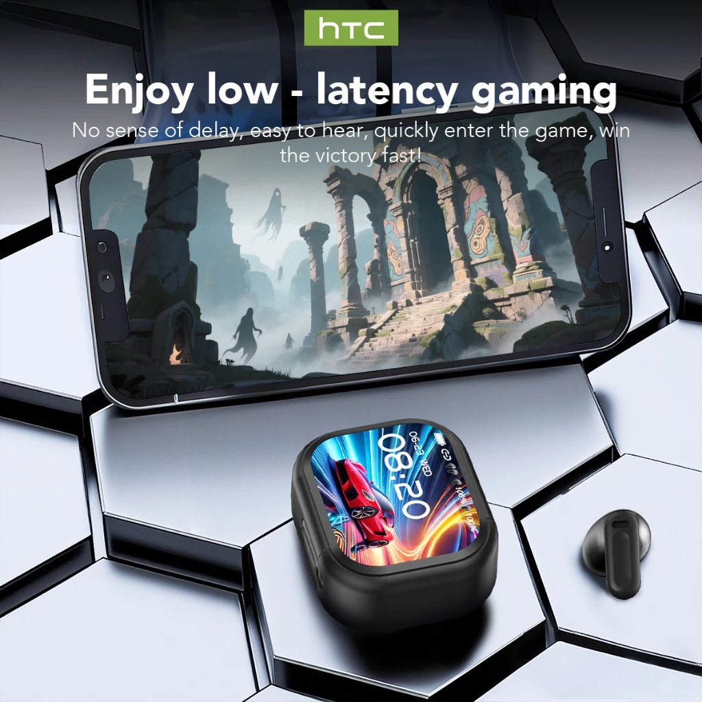 HTC NE20 หูฟัง AI แปลภาษา Bluetooth 6.0 ไร้สาย thumbnail 10