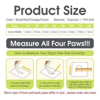 TRUELOVE 4PCS Dog Shoes Reflective Pet Dog Boots Comfort Anti-slip For Small Large Dogs Outdoor Walking Paw Protectors