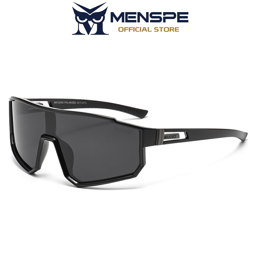 MENSPE แว่นตากลางแจ้งแว่นกันแดดโพลาไรซ์กระจกชิ้นเดียวขนาดใหญ่ดวงอาทิตย์แว่นตาเดิ