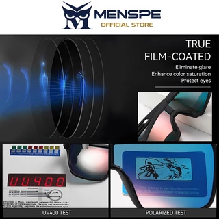 MENSPE แว่นตากลางแจ้งแว่นกันแดดโพลาไรซ์กระจกชิ้นเดียวขนาดใหญ่ดวงอาทิตย์แว่นตาเดินทางชายอาทิตย์ตา