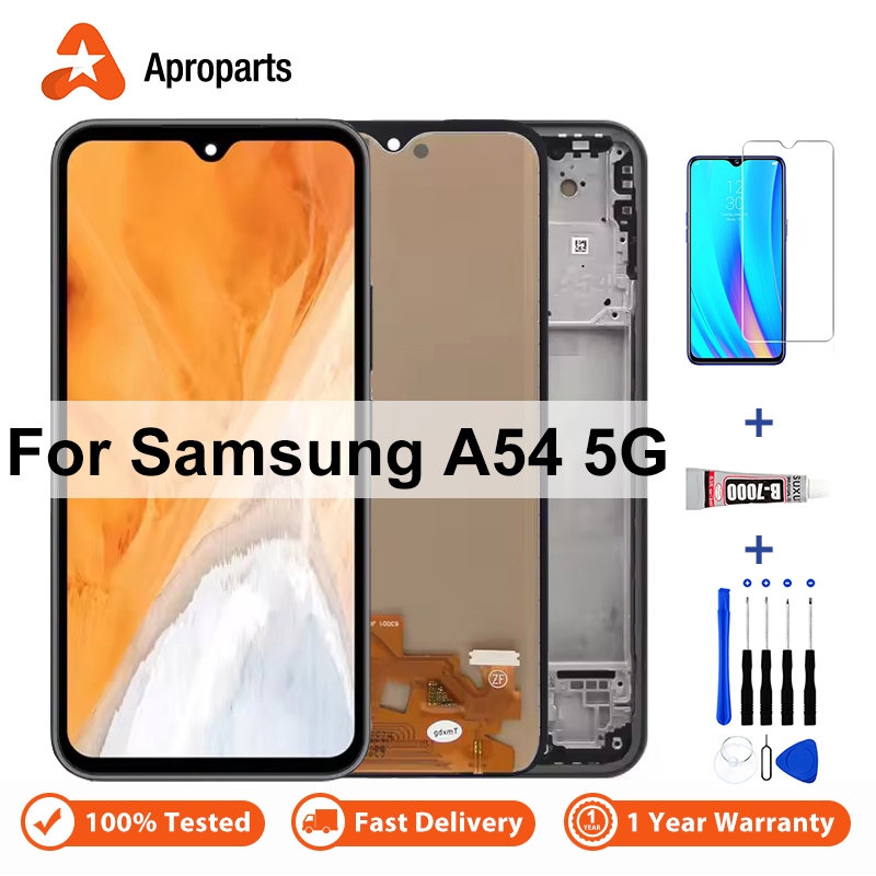 จอแสดงผล LCD สําหรับ Samsung Galaxy A54 5G A546 SM-A546B A546M A546E/DS Touch Screen Digitizer Assem