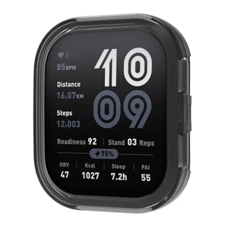 ป้องกันหน้าจอป้องกันกรณีครึ่งฝาครอบอุปกรณ์เสริมสําหรับ Amazfit Bip 6 / Bip Max