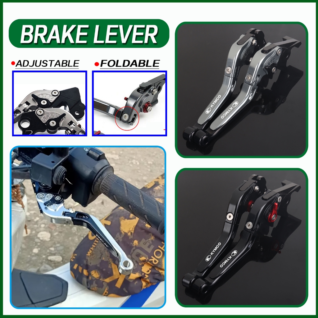 สําหรับ Kymco LIKE125/150/180i รถจักรยานยนต์ LIKE 125 150 180i อุปกรณ์เสริม CNC ขวา/ซ้ายเบรคคันโยกชุ