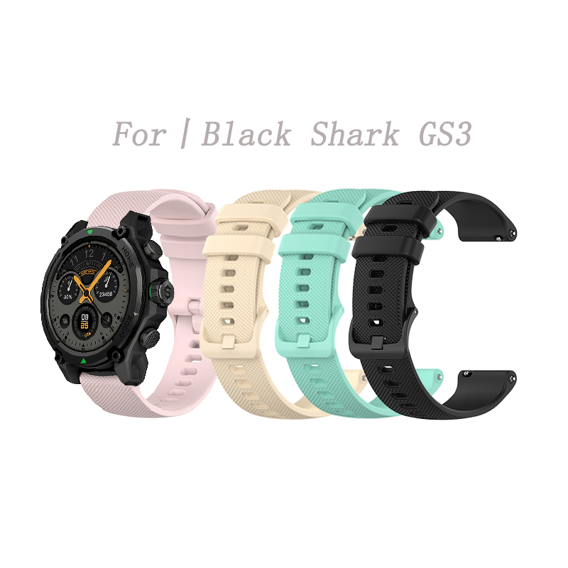 สําหรับ Black Shark GS3 สายนาฬิกาซิลิโคนอ่อน