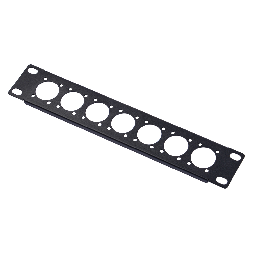 DeskPi Rackmate อุปกรณ์เสริม 10 นิ้ว 1U D-type Patch แผง Rack Mount 7D Rackmate XLR HDMI AV RJ45