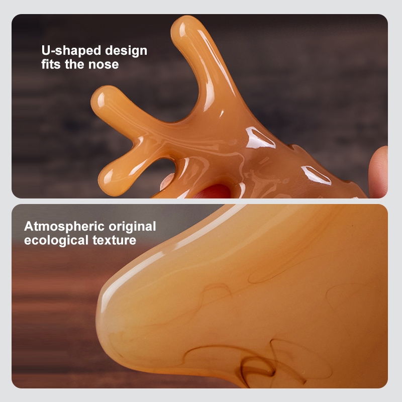 ผิวขูดเรซิ่น Guasha กระดานนวด Face Eye SPA แผ่นนวด ​สําหรับคอกลับร่างกายขามือส่งเสริมการไหลเวียนโลหิต - รูปที่ 6