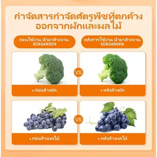 น้ำยาล้างจานสำหรับล้างจาน ผัก ผลไม้ ขจัดคราบไขมันได้อย่างง่ายดาย และสามารถขจัดแบคทีเรียและยาฆ่าแมลงตกค้างในผักผลไม้ได้ ขวดใหญ่ น้ำยาล้างจาน น้ำยาผักและผลไม้