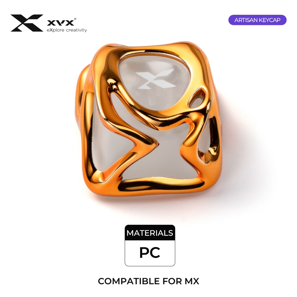 NOT สําหรับขายXVX Liquid Metal Keycap DIY Artisan keycap สําหรับ MX Switch คีย์บอร์ดเครื่องกล