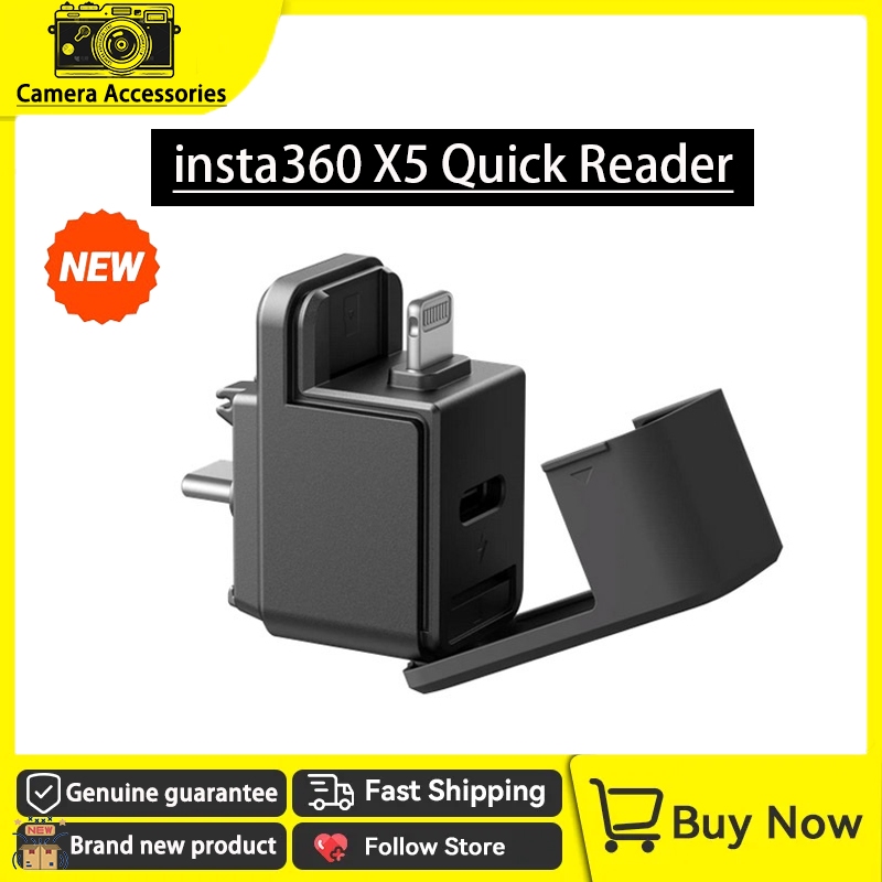 Original New insta360 X5 Quick Reader compatible with iOS and Android, Insta360 X5 accessories