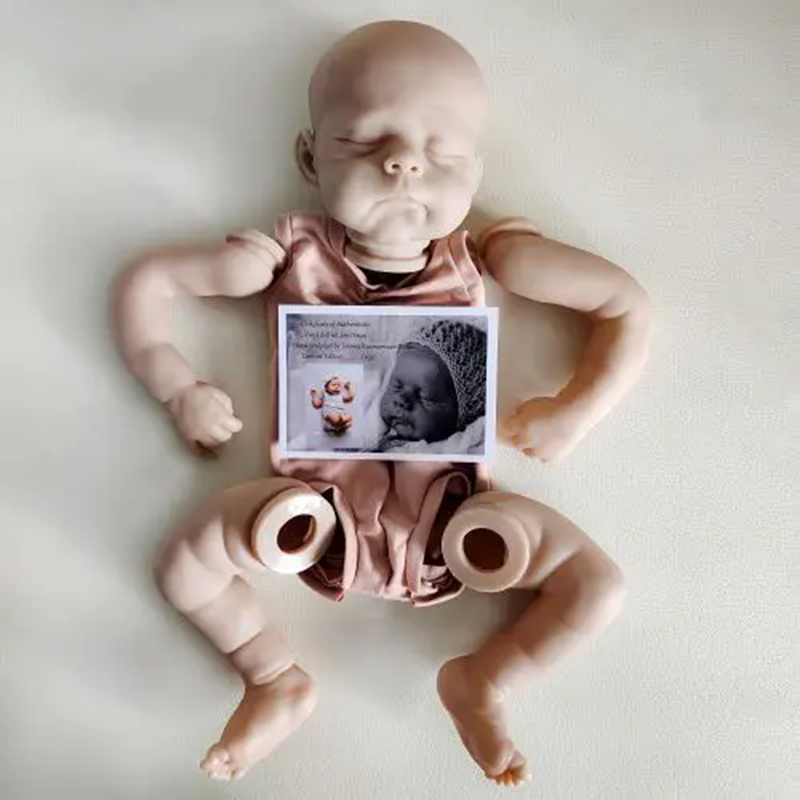 20 นิ้ว Reborn ตุ๊กตาชุด Eric/Erica เหมือนจริง Unpainted Blank Kit ทารกแรกเกิดแม่พิมพ์ตุ๊กตาชิ้นส่วนด้วยผ้า Body