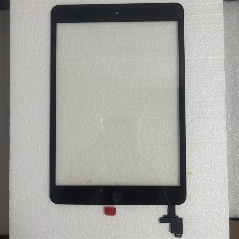 สําหรับ iPad Mini 1/2/3 Touch Screen Digitizer ปุ่มบ้านสําหรับ iPad Mini1 A1432 A1454 A1455 iPad Mini 2 A1489 A1490 A1491 แก้ว