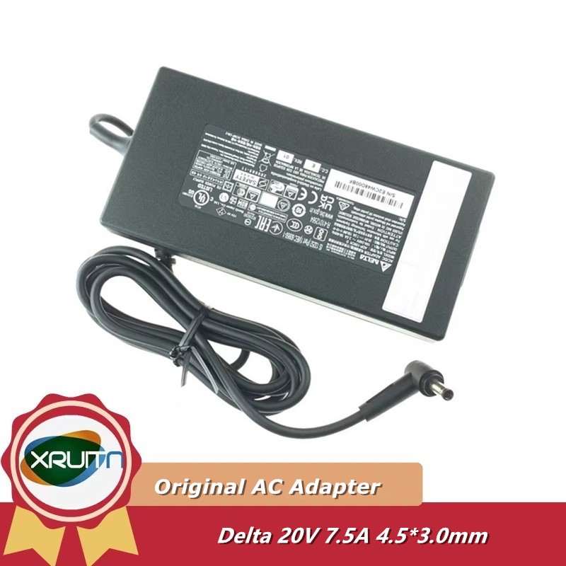 ของแท้ Chicony A18-150P1A 150W AC Adapter Charger 20V 7.5A สําหรับ MSI GF66 GF76 A150A039P แล็ปท็อปแ