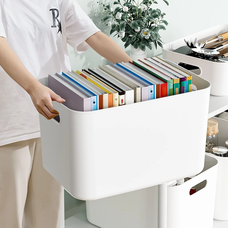 DOCOXO กล่องเก็บของพลาสติกสไตล์ญี่ปุ่น สี (L) มีฝาปิด เป็นระเบียบ ประหยัดพื้นที่ thumbnail 9