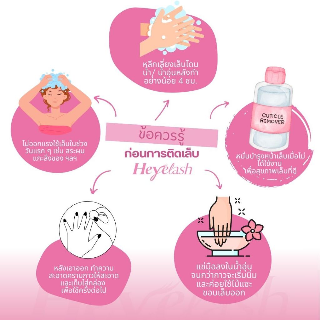 【ฟรีกาวเจลลี่ 3M แท้】HeyeLash งานแฮนด์เมด 100% ทำจาก PMMA สามารถใช้ซ้ำได้ & เอาออกง่าย มี 10 ชิ้น พร้อมชุดคิททำเล็บ - รูปที่ 6