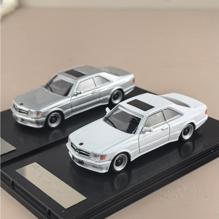 RM Rhino 1:64 Mercedes Benz AMG 560SEC W126 จําลองรถรุ่นคอลเลกชัน