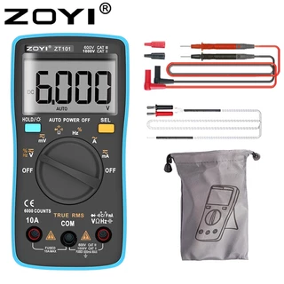 ZOYI ZT-101 Auto Range Digital Multimeter 6000 Counts Anti-Burn Voltage Current Resistance Tester