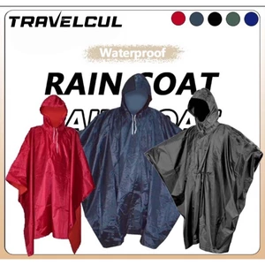 【สต็อกไทยพร้อมส่ง】TRAVELCUL Rain Coat สําหรับรถจักรยานยนต์เสื้อกันฝนกันน้ําสําหรับชายจักรยาน Poncho Rain Coat Unisex