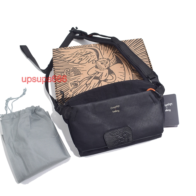 Carryology x Bellroy Chime สลิง 6L City Commuter Co-Branded กลางแจ้งขี่จักรยานกระเป๋าหน้าอกกระเป๋า Messenger