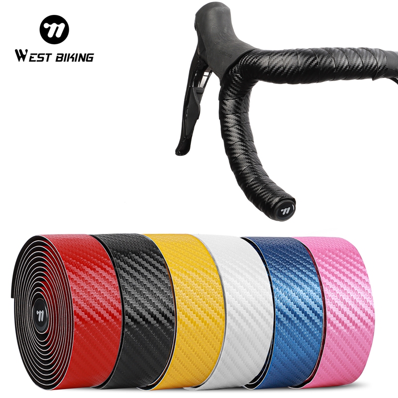 WEST BIKING 2-Pack สายรัดแฮนด์จักรยาน Camo Anti-Slip PU EVA Handlebars Shock-Absorbing Soft Grip