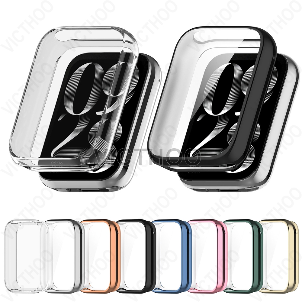 Soft TPU Case Full Cover Screen Protector Shell สําหรับ Xiaomi Smart Band 9 pro / 8 pro / 7 pro – โปรปัง