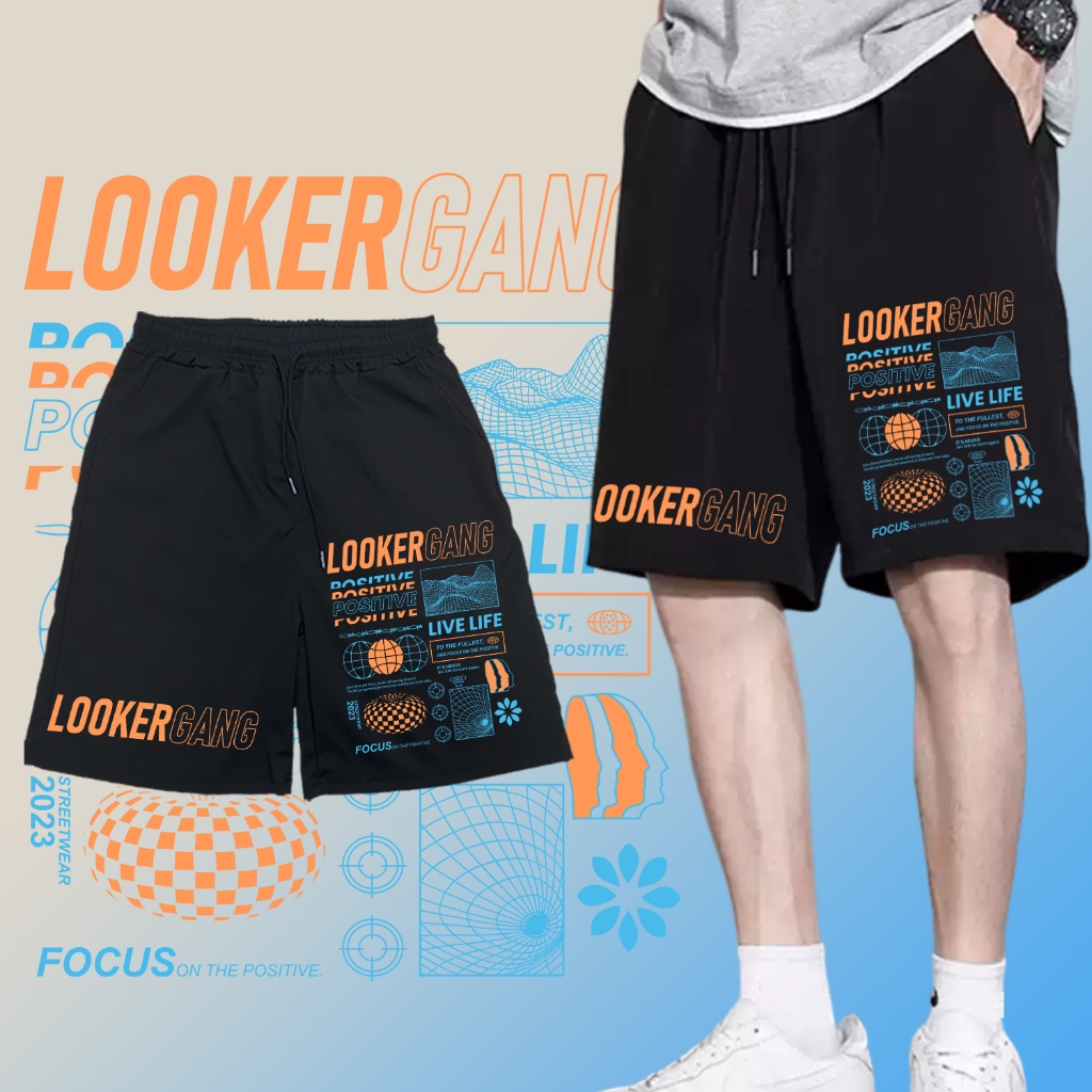 LOOKER GANG - กางเกงขาสั้นสไตล์สตรีทลําลอง #2