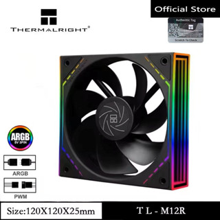 Thermalright TL-M12R พัดลมย้อนกลับ ARGB พัดลม 120 มม.กระจก A…