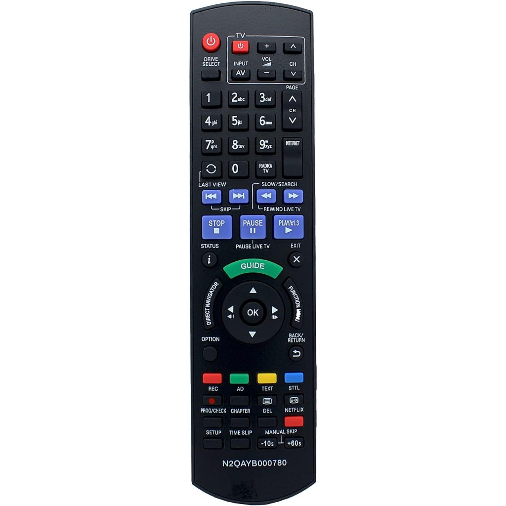 N2QAYB000780 รีโมทคอนโทรลสําหรับ Panasonic HDD Recorder DMR-HWT130 DMR-HWT130EB DMR-PWT520 DMR-HWT23