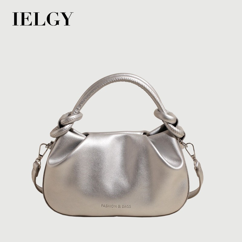 IELGY ความจุขนาดใหญ่ Dumpling Bag Casual Commuter Underarm Messenger Bag