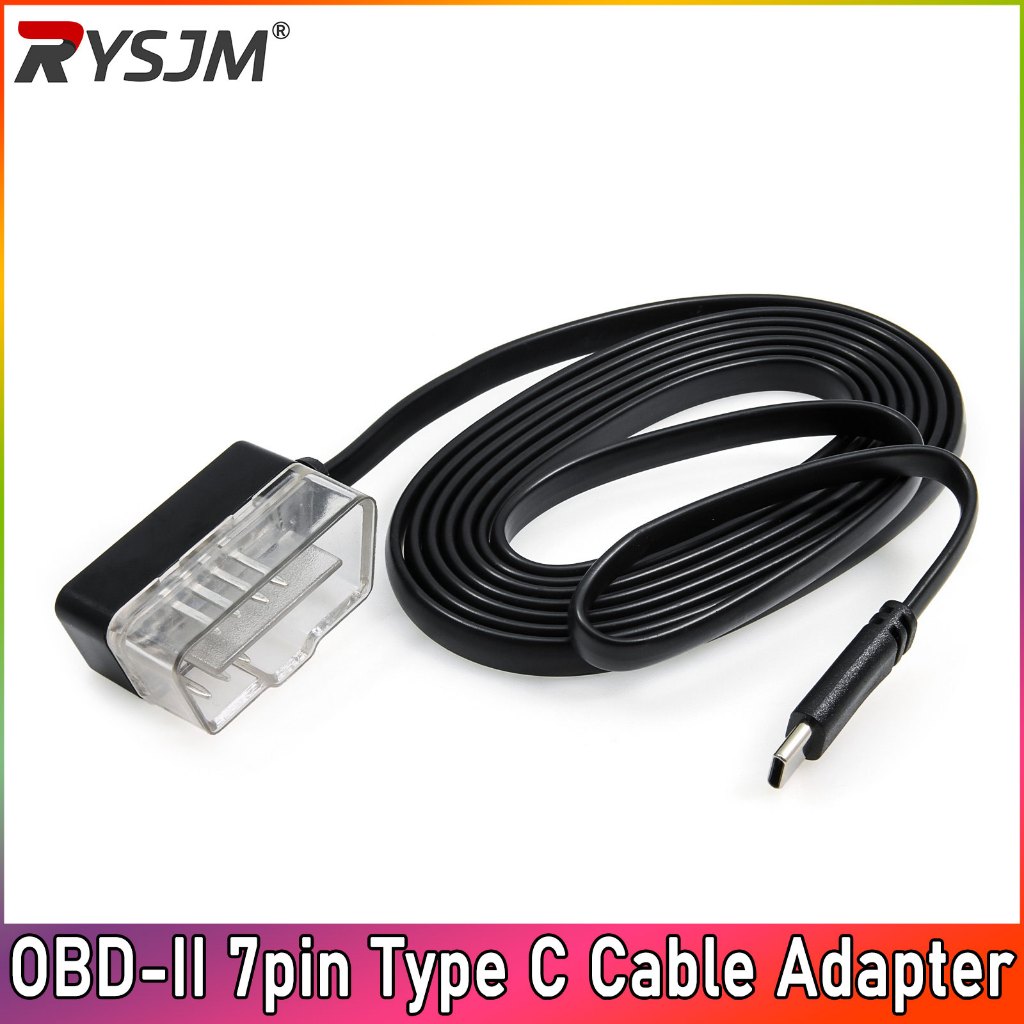 170 ซม.OBD2 OBD-II สําหรับOBD Gauge 7pin วินิจฉัยขยายอะแดปเตอร์ประเภท C สาย Micro Kabel OBD2