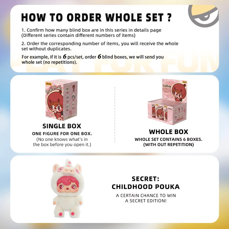 52TOYS POUKAPOUKA Mood Bubbles Vinyl Plush Blind Box รูปที่ 2