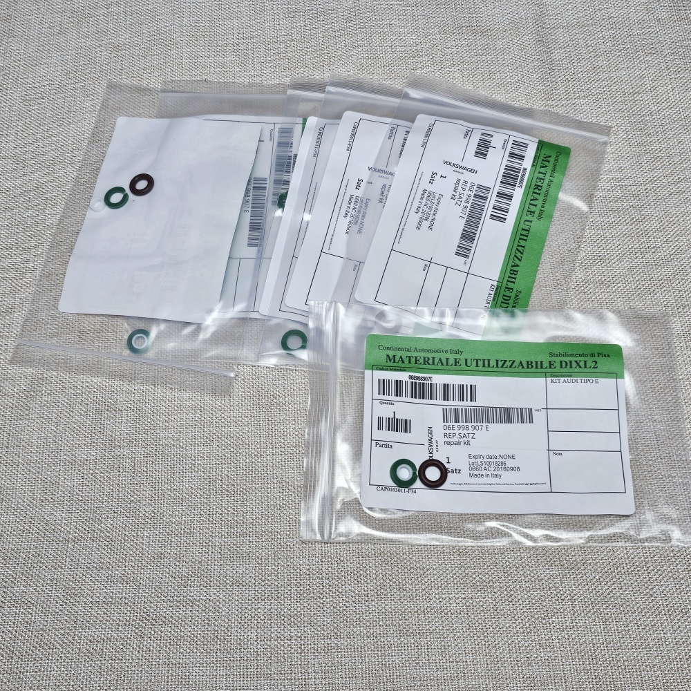 6 PCS หัวฉีดน้ํามันเชื้อเพลิงชุดซ่อมสําหรับ Audi A4 A5 A6 A7 A8 Q7 Q5 R8 VW Touareg 7P Porsche Cayen