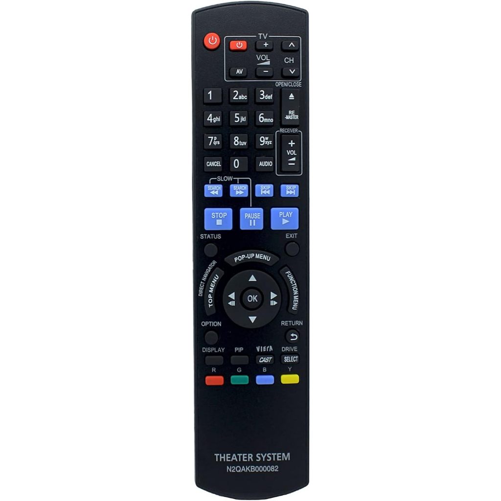 N2QAKB000082 รีโมทคอนโทรลทดแทนสําหรับ Panasonic Blu-ray Disc Player DMP-BD45 DMP-BD65 DMPBD45 DMPBD6
