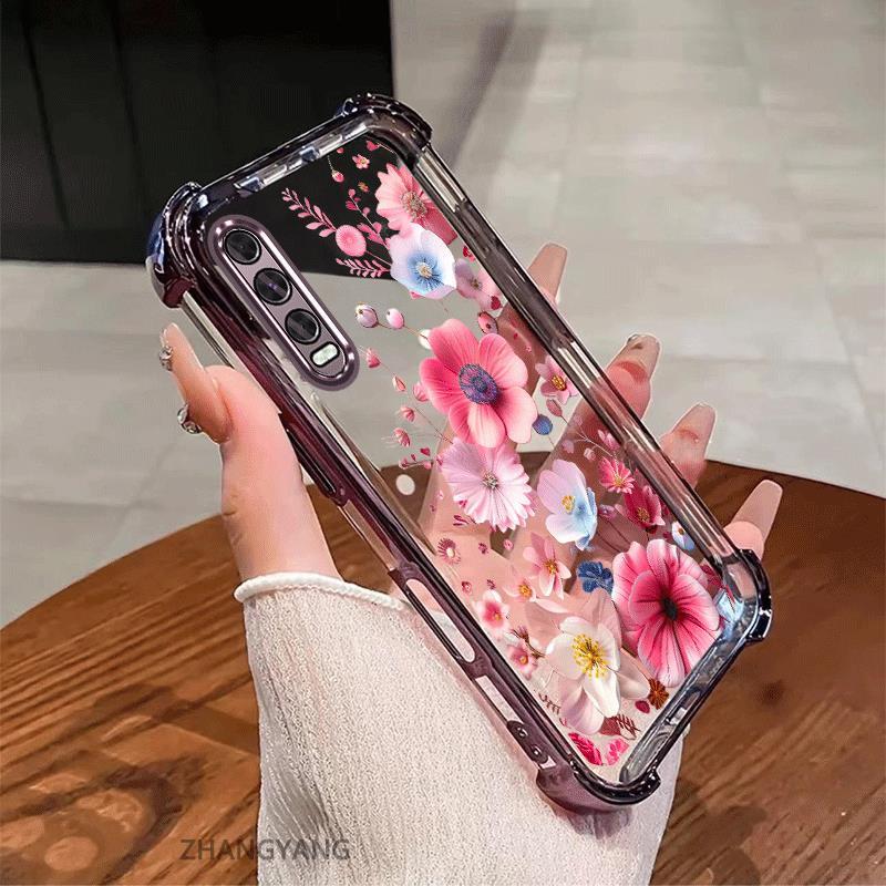 สําหรับ vivo y20 y20s y12s y20i y12a ความงาม electroplated เคสโทรศัพท์กันกระแทกความละเอียดสูงและสวยงามหลายสีดอกไม้ซิลิโคน TPU soft case