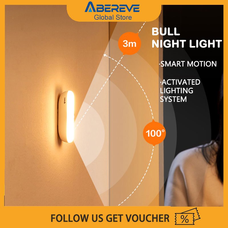 Bull Gentle Night Light (เวอร์ชั่นเซนเซอร์ตรวจจับ) MC-A003E-CD
