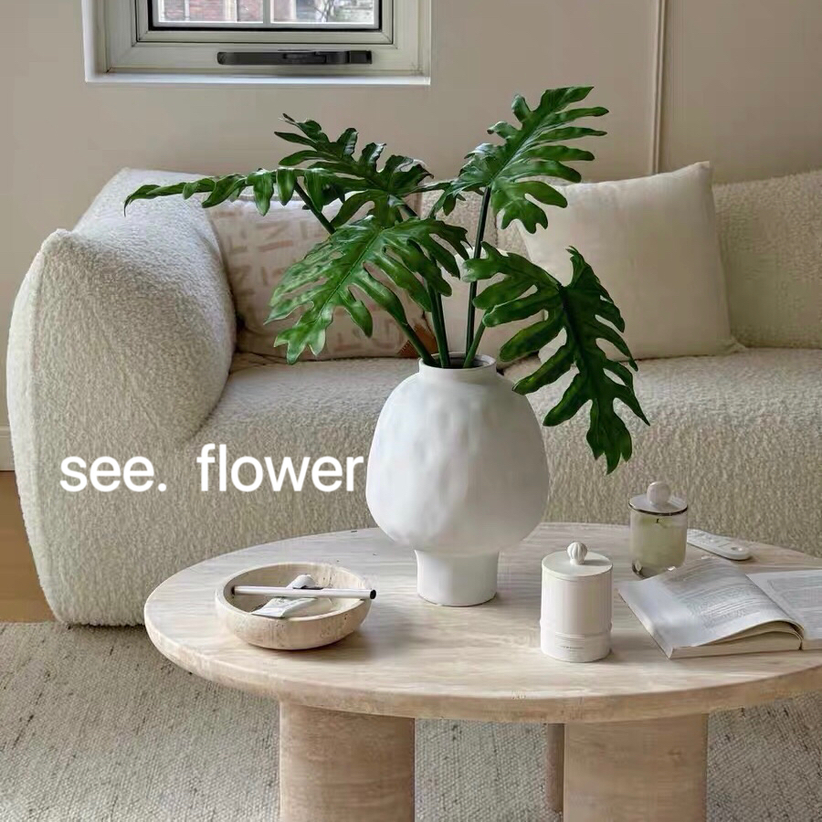 [SEE✿ ดอกไม้] สไตล์ฝรั่งเศสรุ่นห้องห้องนั่งเล่นสก์ท็อปครีมสไตล์เซรามิกแจกันยุคกลางข & ขสีขาวเรขาคณิตการจัดดอกไม้ดอกไม้วราเครื่องประดับยุคกลางแจกันเซรามิกสไตล์เงียบจําลองดอกไม้ที่เรียบง่ายระดับไฮเอนด์ทางเข้าห้องนั่งเล่นไฮโดรโปนิดอกไม้ว ราคา ถูกที่สุด ดีลบีเคเค แกลเลอรีภาพที่ 3