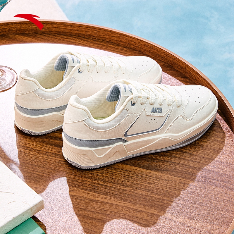 ANTA Men C37 รองเท้าสเก็ตรองเท้าผ้าใบพื้นนุ่มอเนกประสงค์สบาย 912528037