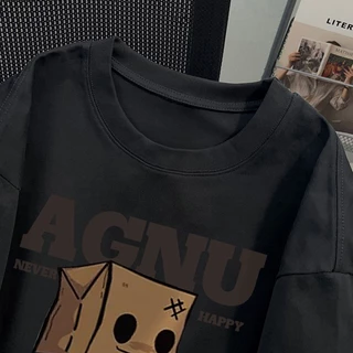 【พร้อมส่ง】🔥NASA ใส่ได้ทั้งชายหญิง เสื้อ ผ้าฝ้ายแท้100% ทรงโอเวอร์ไซส์ เสื้อยืด กล่องกระดาษรูปร่างมนุษย์📦YG1138