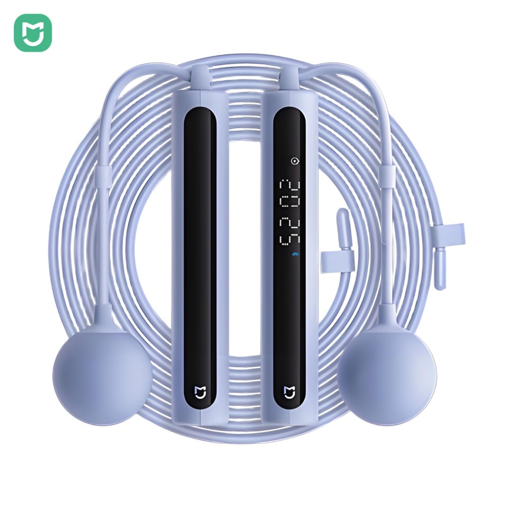 Xiaomi Mijia เชือกกระโดดอัจฉริยะ 2 พร้อม / ไม่มีเชือก โหมดคู่ การติดตามที่แม่นยํา จอแสดงผล OLED รองรับ แอป