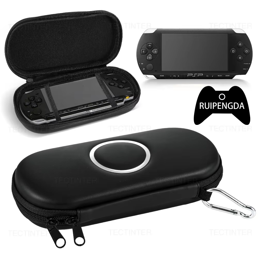 กระเป๋าถือสําหรับ Sony PSP1000/2000/3000 เกมคอนโซลแบบพกพา EVA Travel Case Storage กันฝุ่นสําหรับ PSP