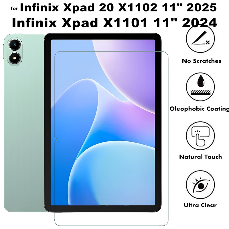 for Infinix Xpad XPad 20 11 Inch 2025 Tablet 9H Tempered Glass Scratch Resistant Screen Protector fo