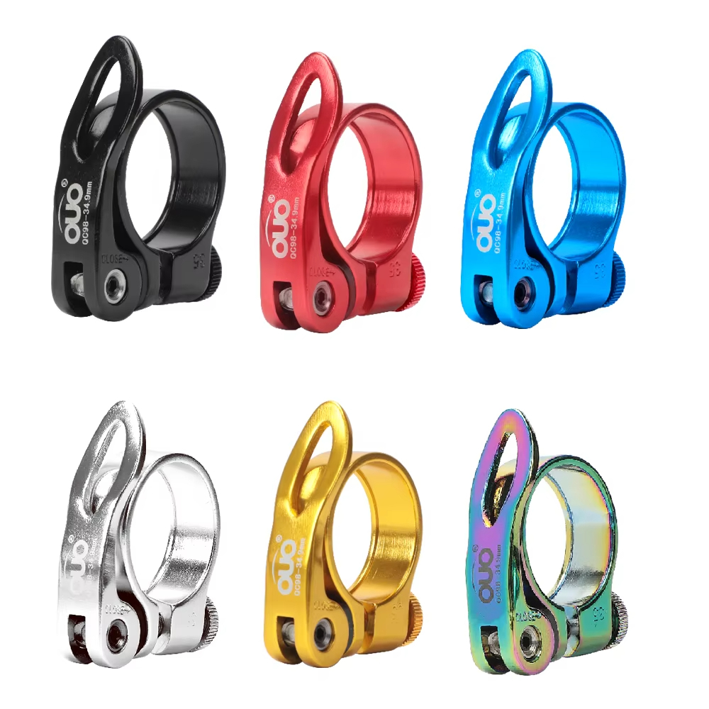 OUO Quick Release_seatpost_Clamp_อลูมิเนียมจักรยาน.Clamp_27.2_ปิดอะไหล่สําหรับจักรยาน_Dropship