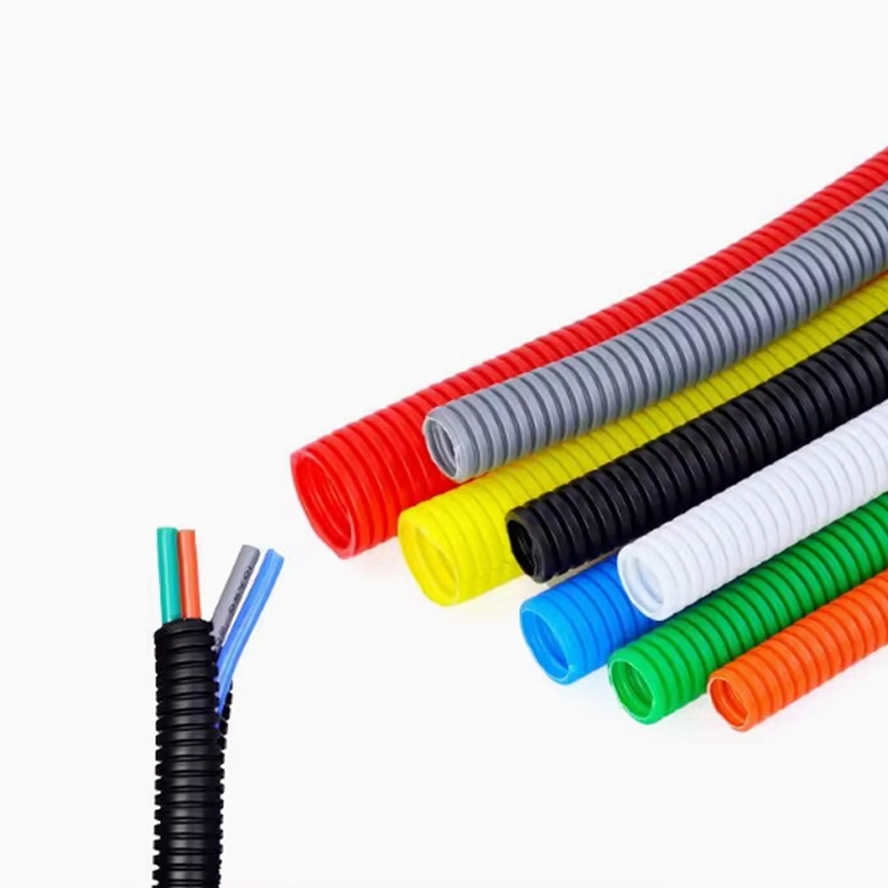 หน้า ฉนวนเปิดลูกฟูกท่อลวดท่อเกลียวท่อพลาสติกลูกฟูกท่อแขนป้องกัน7.5มม-34.5มม