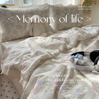 1ชิ้น ผ้านวม duvet ผ้าห่มบาง ดอกไม้ luxury INS ลูกไม้ ผ้าฝ้า…