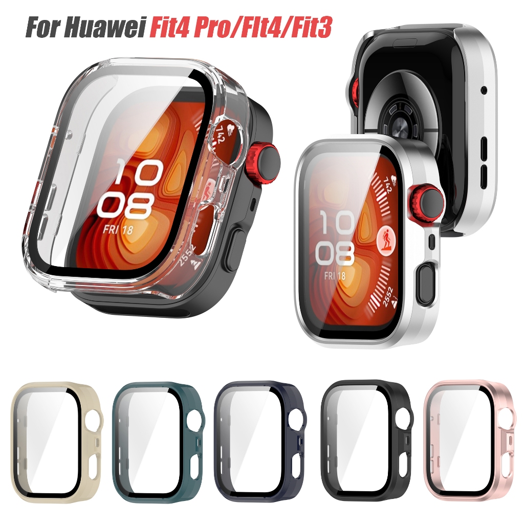 สําหรับ Huawei Fit4 Pro กรณี Full-Coverage กระจกนิรภัยป้องกันกันชนสําหรับ Huawei Fit4/3 Smartwatch ส