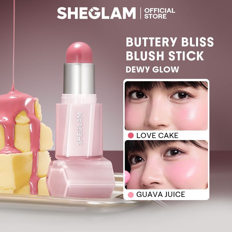 Sheglam Buttery Bliss Blush Stick Chestnut Flush Smooth Flawless
