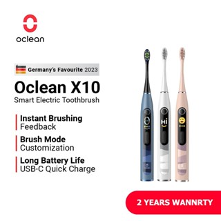 แปรงสีฟันไฟฟ้าอัจฉริยะ Oclean X10 พร้อมหน้าจอแสดงผลอัจฉริยะแ…