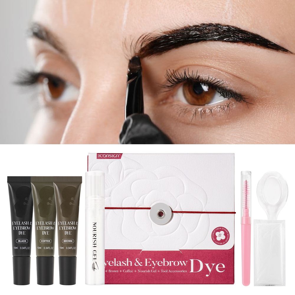 ICONSIGN Eyebrow Eyelash Tint CAMELLIA Hybrid Henna 8Mins Instant Dye