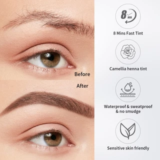 ICONSIGN Eyebrow Eyelash Tint CAMELLIA Hybrid Henna 8Mins Instant Dye